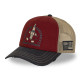 Casquette trucker filet effet usé avec print Crew Electrics | Von Dutch