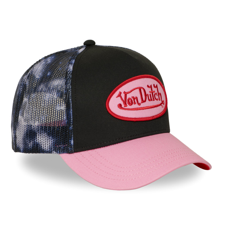 Casquette baseball avec filet imprimé et patch Space | Von Dutch