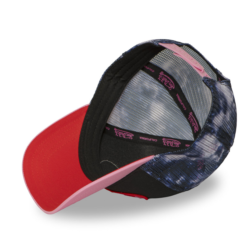 Casquette baseball avec filet imprimé et patch Space | Von Dutch