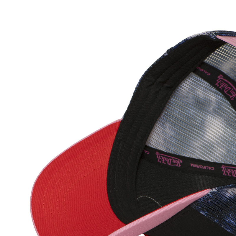 Casquette baseball avec filet imprimé et patch Space | Von Dutch