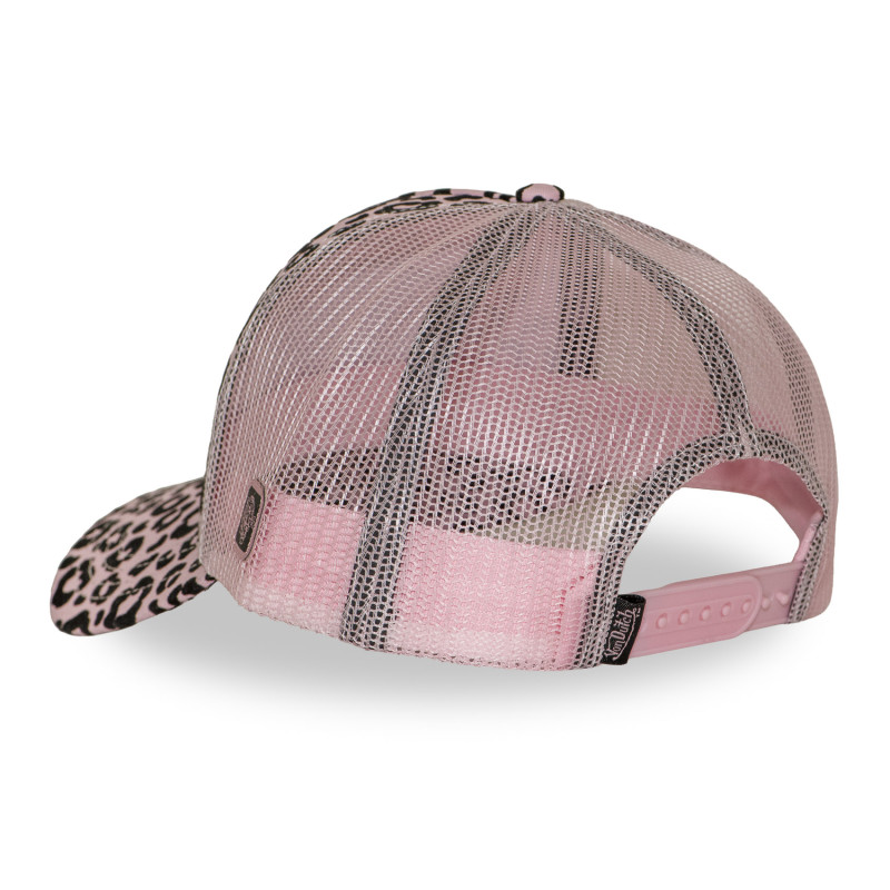 Casquette baseball Velvet avec print et broderie Leopard Rose | Von Dutch