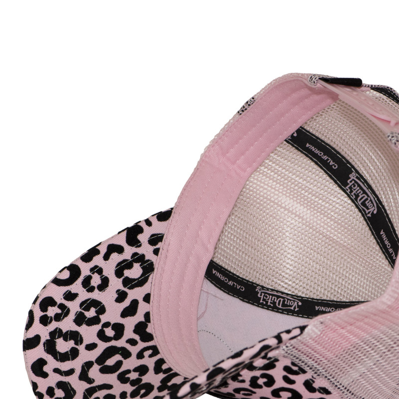 Casquette baseball Velvet avec print et broderie Leopard Rose | Von Dutch