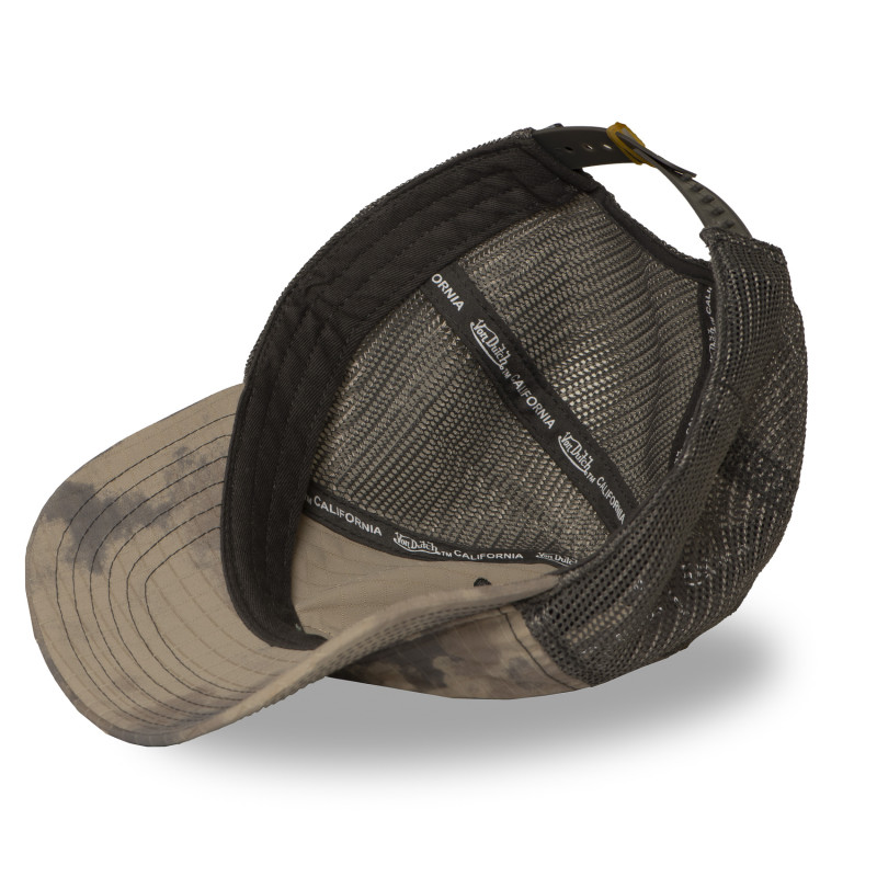 Casquette baseball filet en ripstop effet usé avec patch Mac kamo | VonDutch