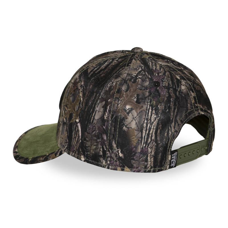 Casquette baseball imprimée nature avec patch Real Kamo | VonDutch