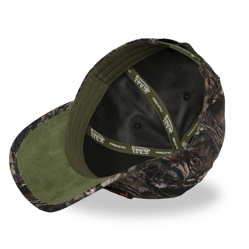 Casquette baseball imprimée nature avec patch Real Kamo | VonDutch