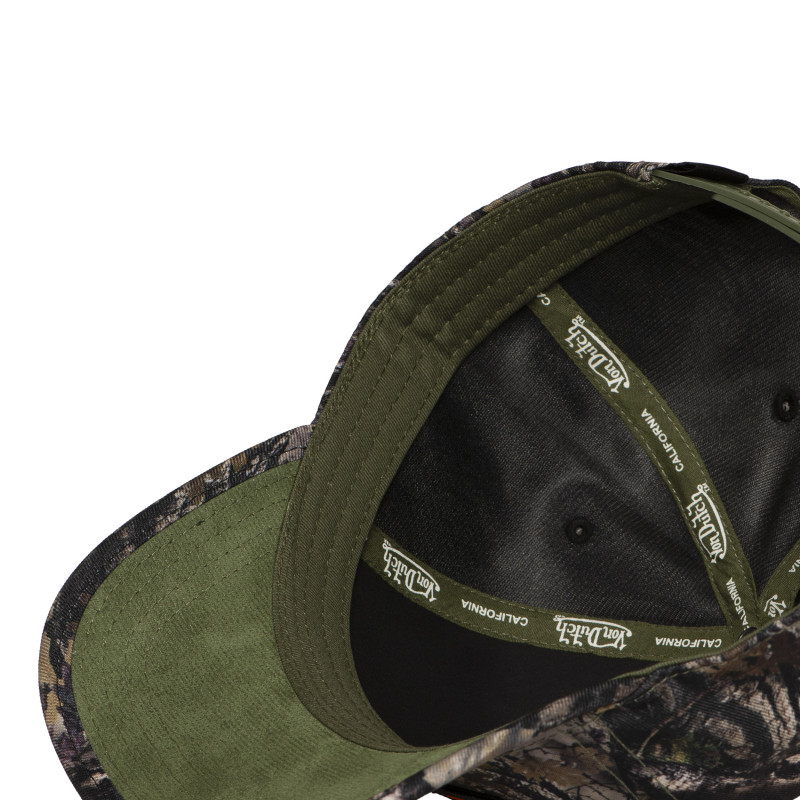 Casquette baseball imprimée nature avec patch Real Kamo | VonDutch