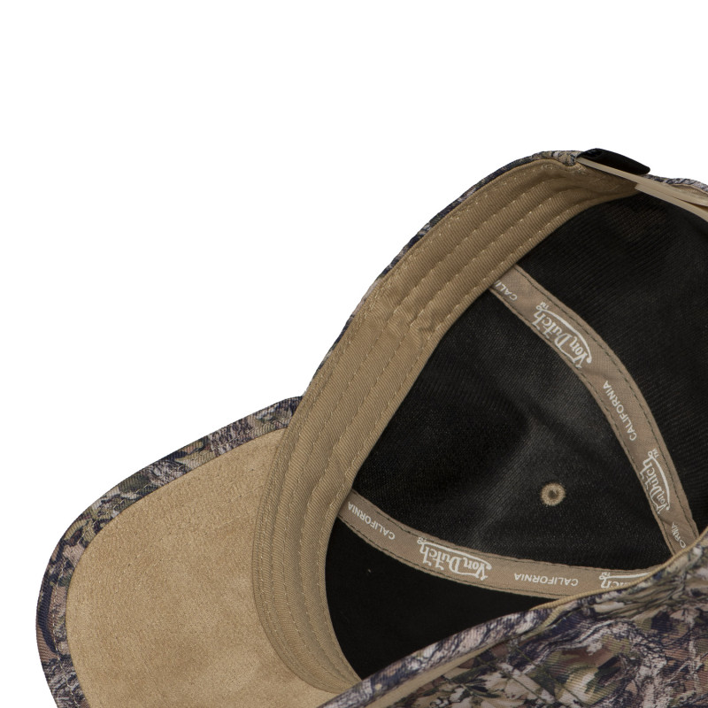 Casquette baseball imprimée nature avec patch Real Kamo | VonDutch