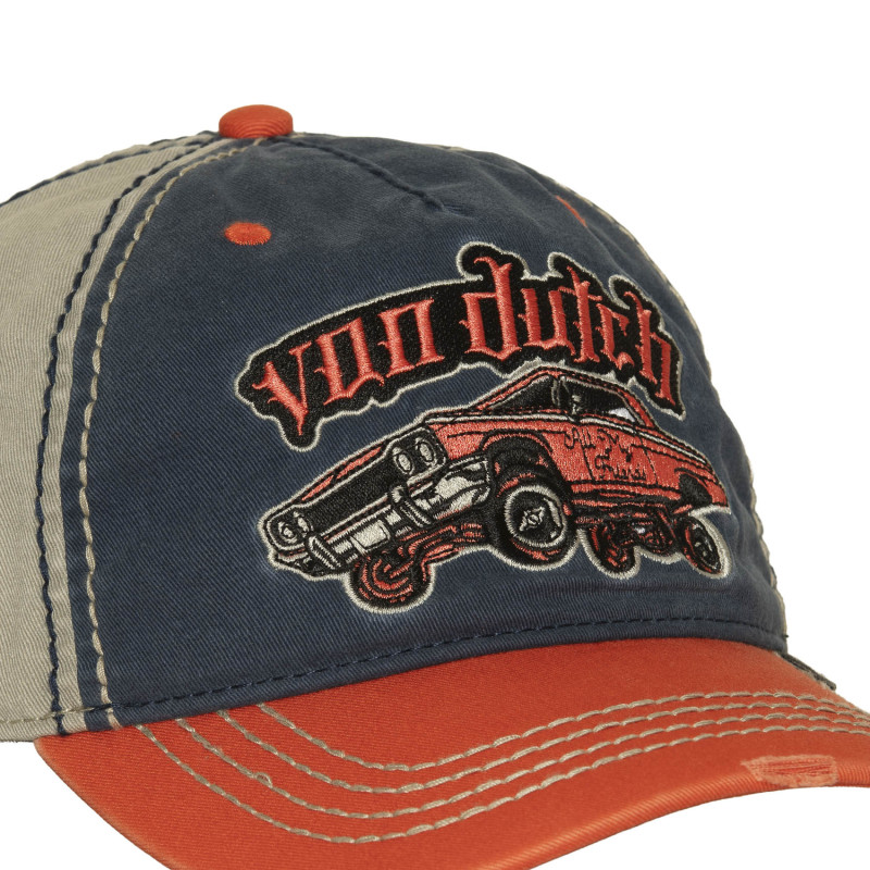 Casquette baseball avec broderie et effet usé Retro Muscle