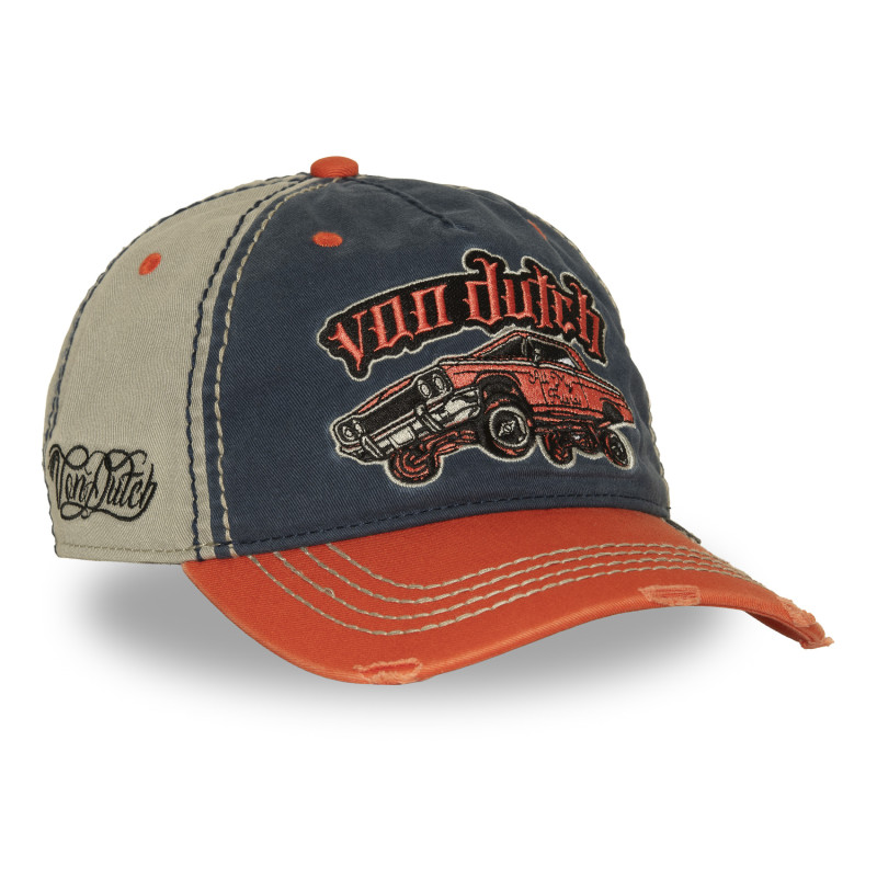 Casquette baseball avec broderie et effet usé Retro Muscle