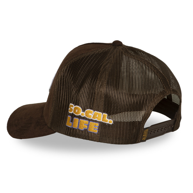 Casquette trucker filet en suédine avec patch | VonDutch