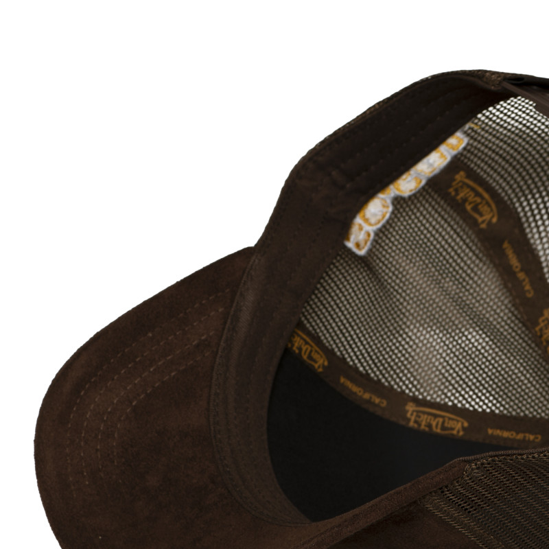 Casquette trucker filet en suédine avec patch | VonDutch