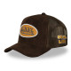 Casquette trucker filet en suédine avec patch | VonDutch