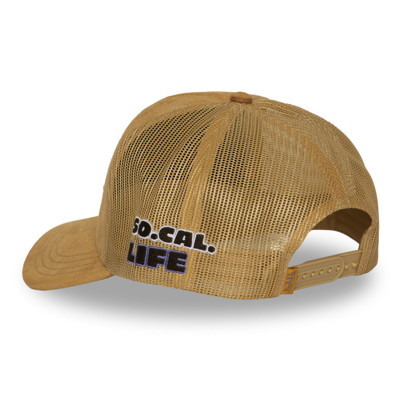 Casquette trucker filet en suédine avec patch | VonDutch