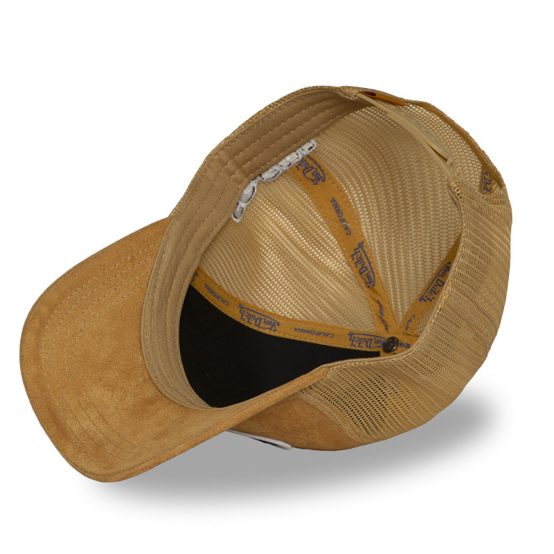 Casquette trucker filet en suédine avec patch | VonDutch
