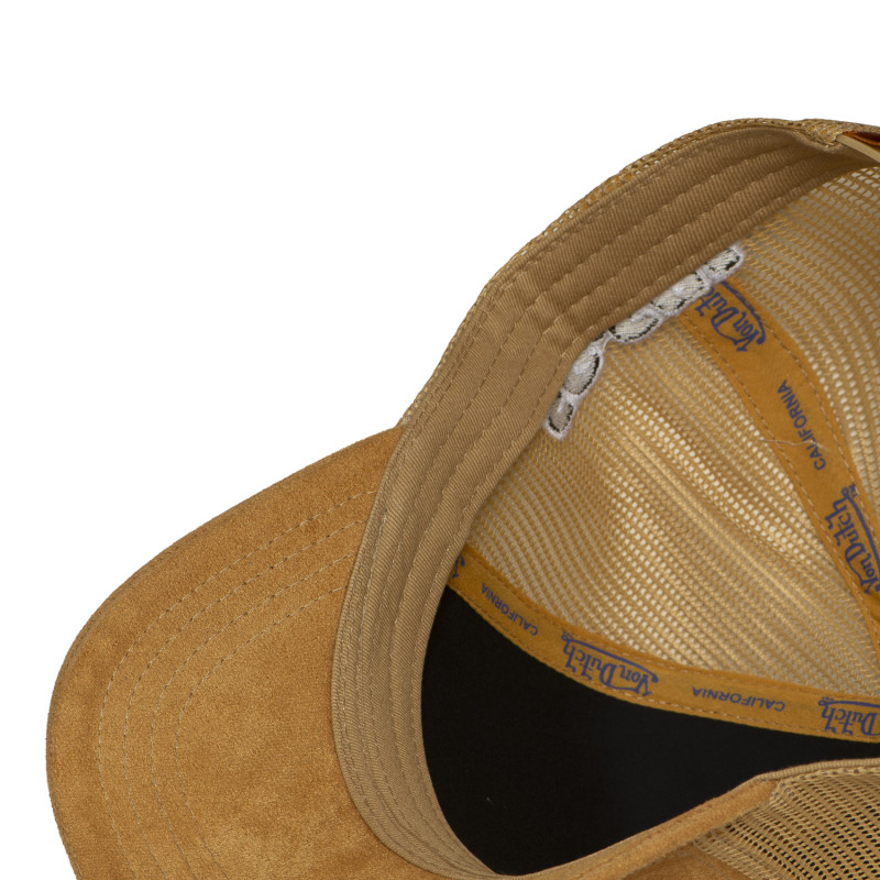 Casquette trucker filet en suédine avec patch | VonDutch