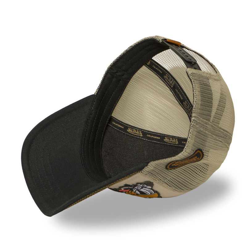 Casquette trucker filet avec patch et print | VonDutch