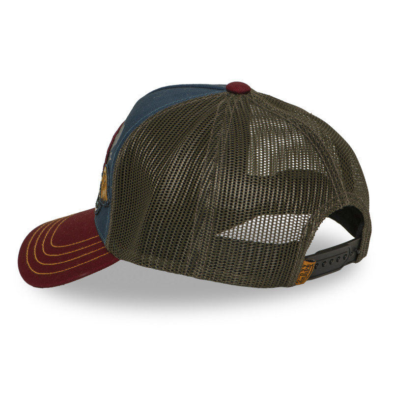 Casquette trucker filet avec patch et print | VonDutch