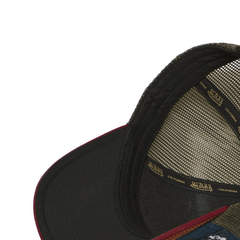 Casquette trucker filet avec patch et print | VonDutch
