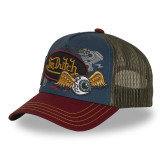 Casquette trucker filet avec patch et print Patches20
