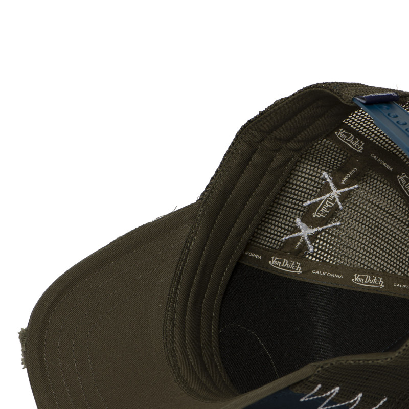 Casquette trucker avec filet effet usé avec filet et patch | VonDutch