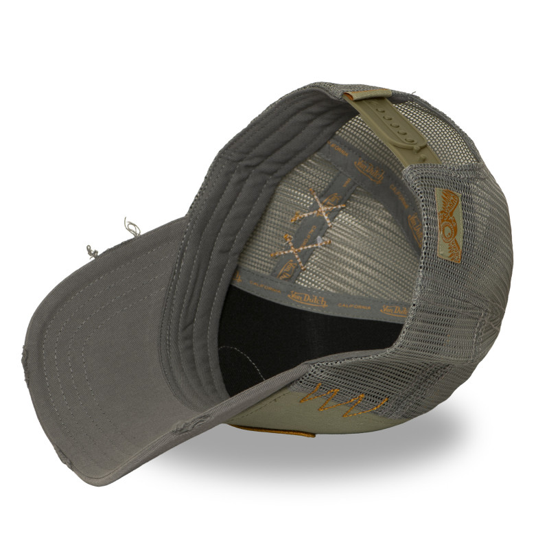 Casquette trucker avec filet effet usé avec filet et patch | VonDutch
