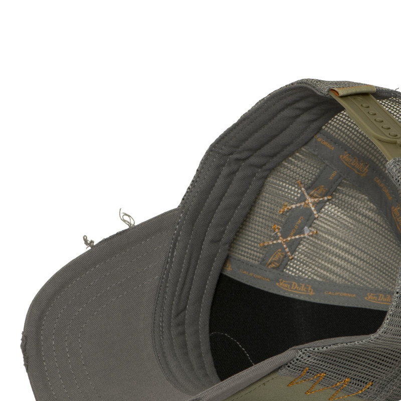 Casquette trucker avec filet effet usé avec filet et patch | VonDutch