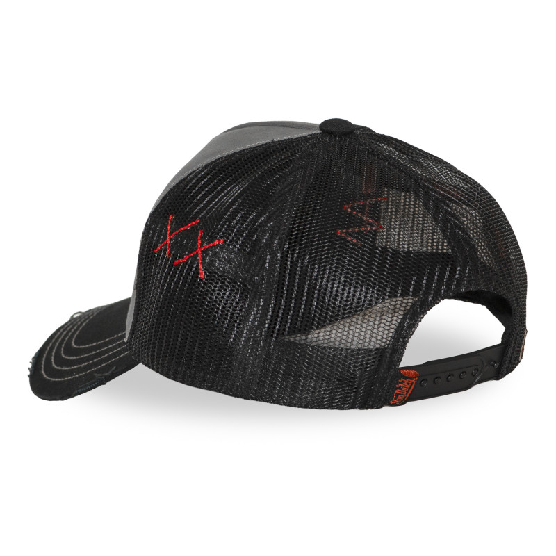 Casquette trucker avec filet effet usé avec filet et patch | VonDutch