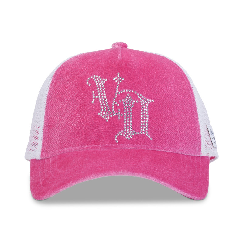 Casquette baseball Velvet avec logo en Strass | VonDutch