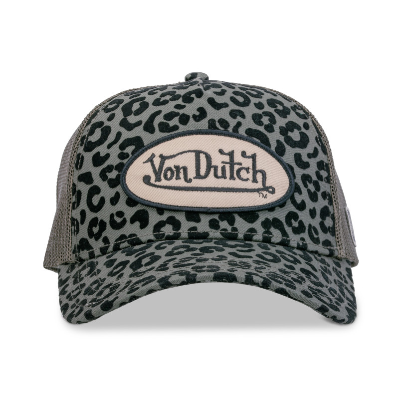 Casquette baseball Velvet avec print et broderie Leopard | VonDutch
