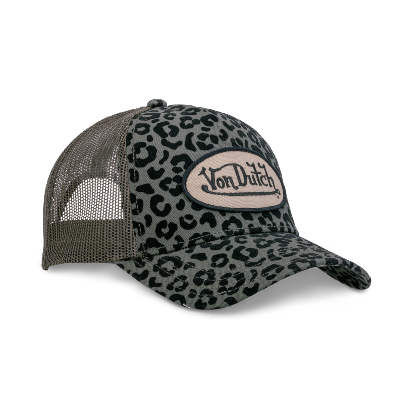 Casquette baseball Velvet avec print et broderie Leopard | VonDutch