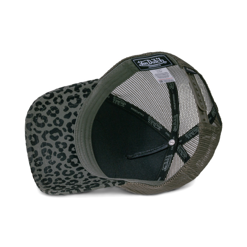 Casquette baseball Velvet avec print et broderie Leopard | VonDutch