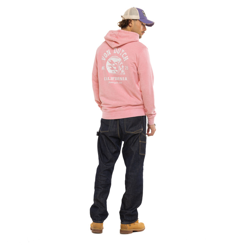Sweat à capuche rose homme Mattia | VonDutch
