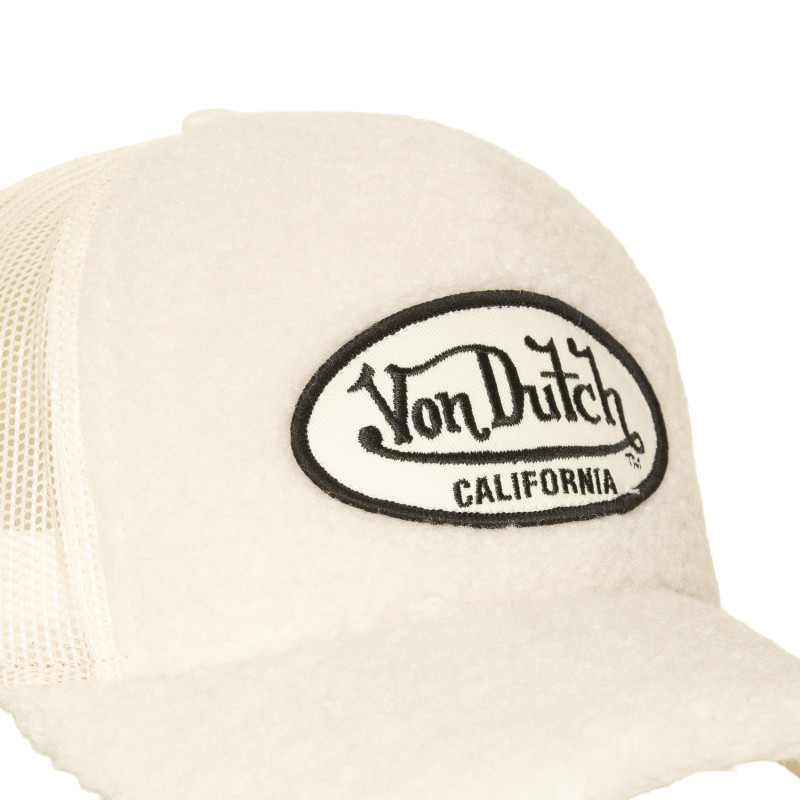 Casquette baseball avec filet adulte Sherpa Cream | Vondutch