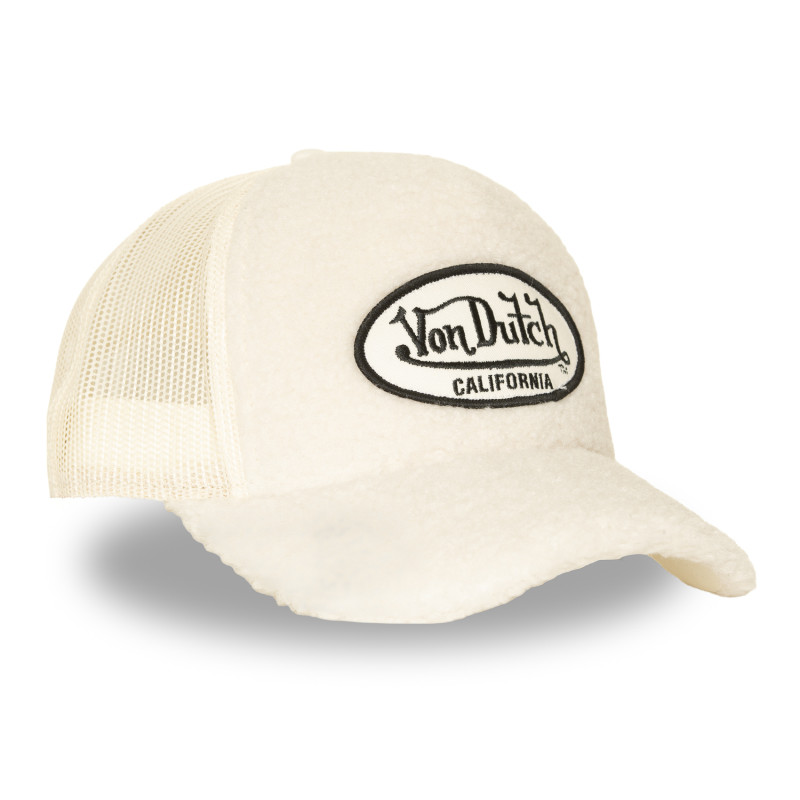 Casquette baseball avec filet adulte Sherpa Cream | Vondutch