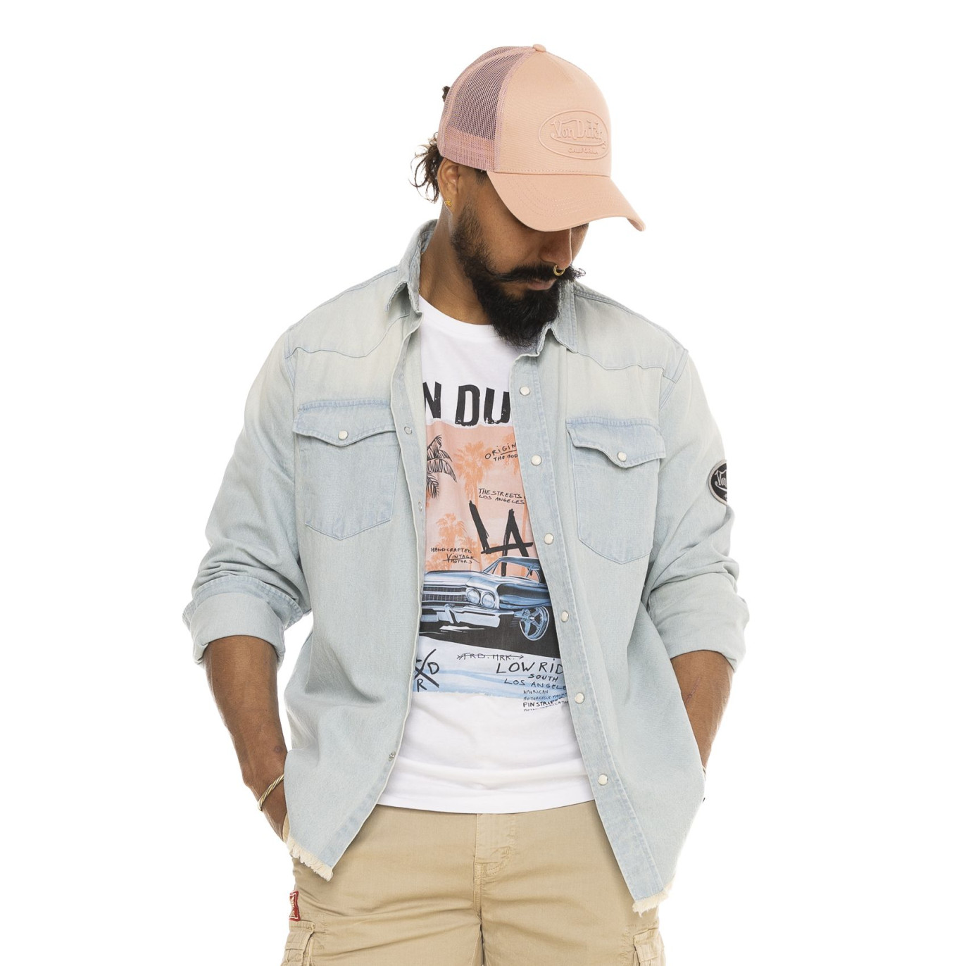 Chemise homme en denim effet vintage | Homme - Vondutch