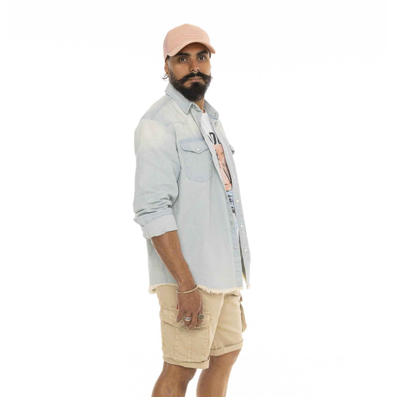 Chemise homme en denim effet vintage | Homme - Vondutch
