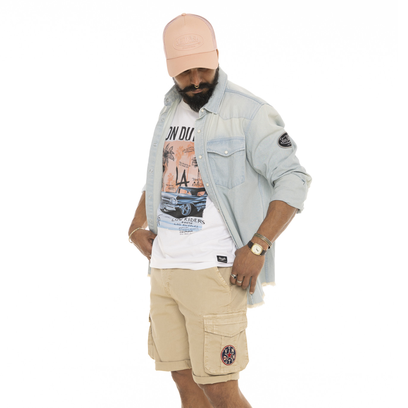 Chemise homme en denim effet vintage | Homme - Vondutch