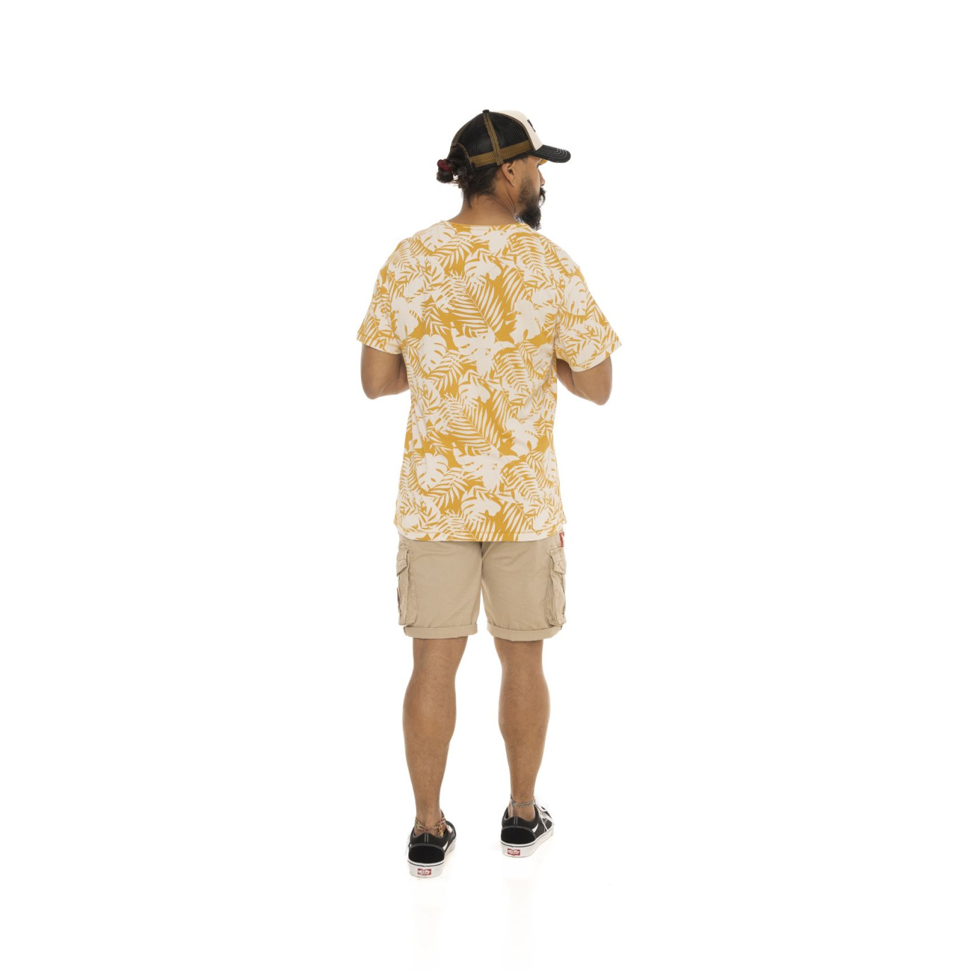 Tee Shirt Or coupe Régular Col V effet Flammé RON | Homme - Vondutch