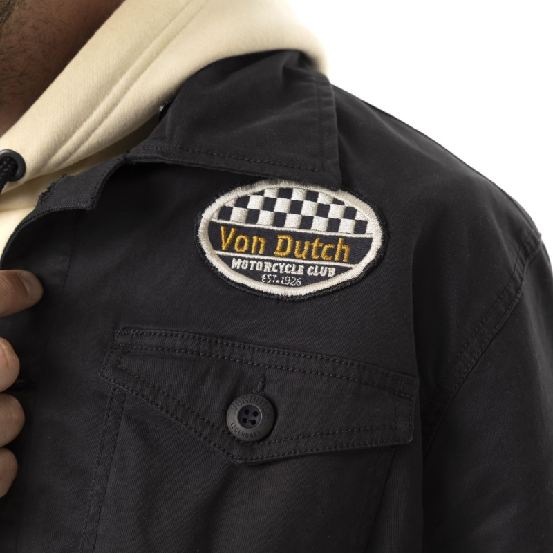 Surchemise homme en twill stretch avec capuche détachable Ritual | Homme - Vondutch