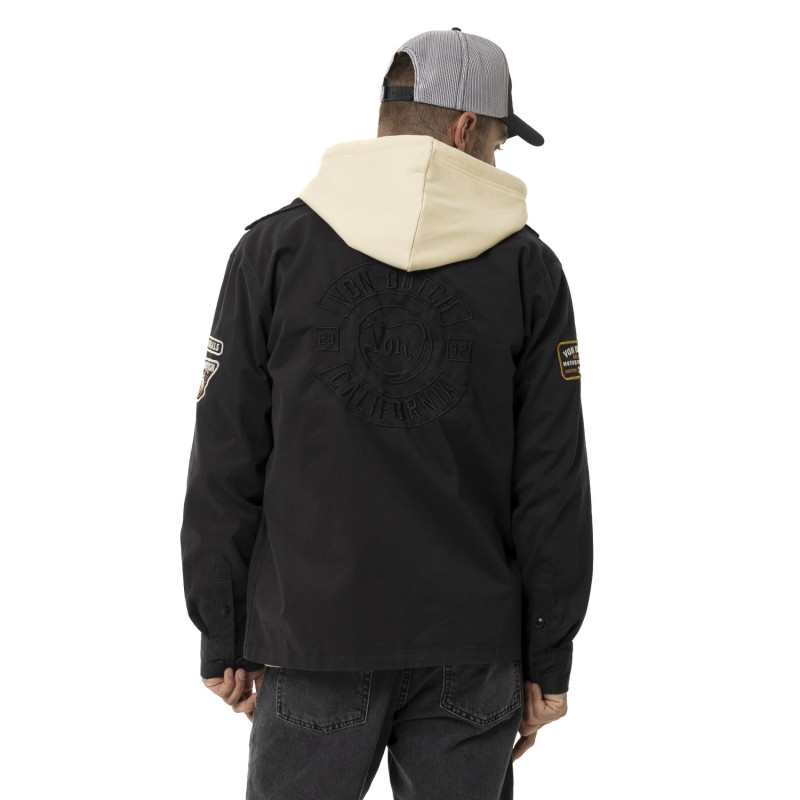 Surchemise homme en twill stretch avec capuche détachable Ritual | Homme - Vondutch