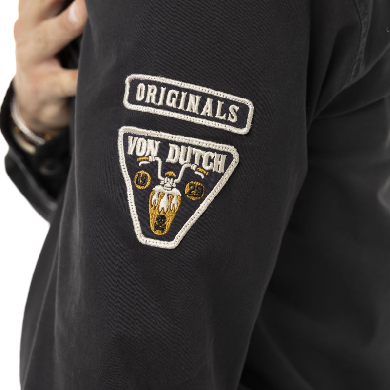 Surchemise homme en twill stretch avec capuche détachable Ritual | Homme - Vondutch