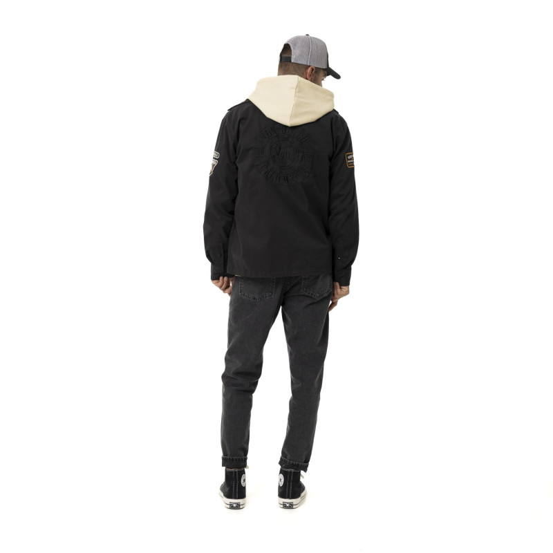 Surchemise homme en twill stretch avec capuche détachable Ritual | Homme - Vondutch
