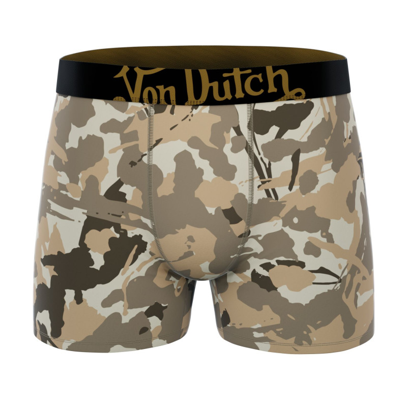 Lot de 6 boxers homme en coton ceinture subli Duo Camo