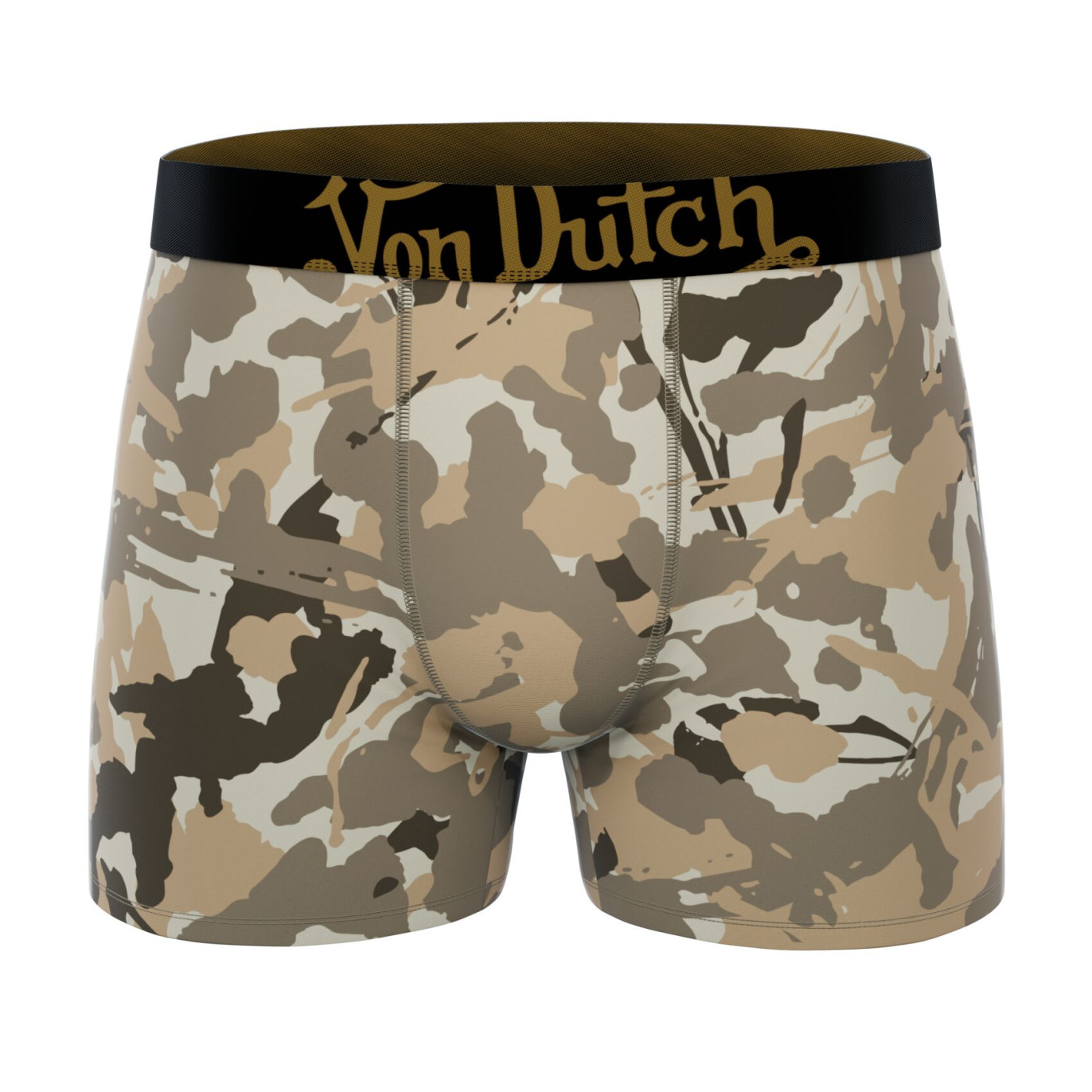 Lot de 6 boxers homme en coton ceinture subli Duo Camo
