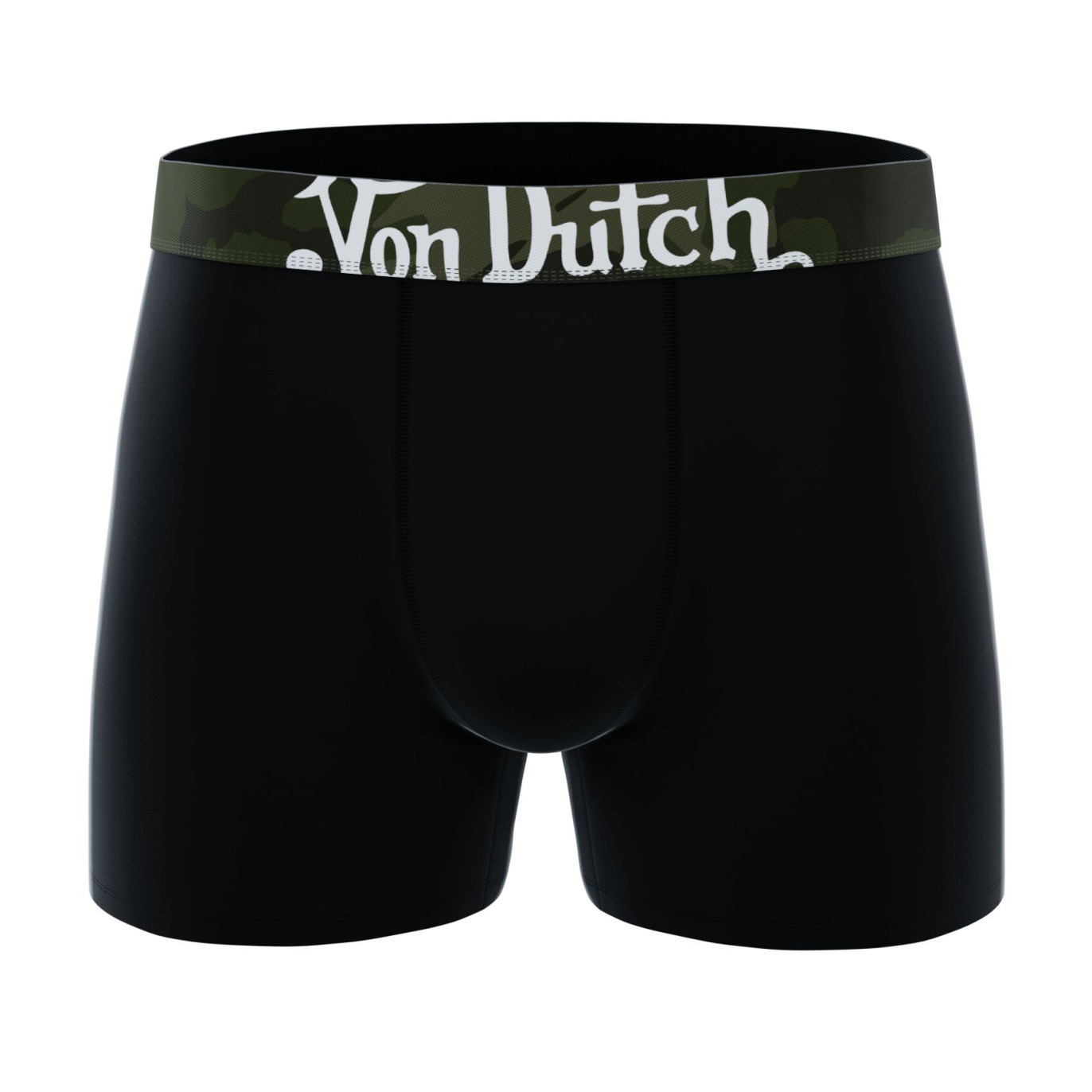 Lot de 6 boxers homme en coton ceinture subli Duo Camo
