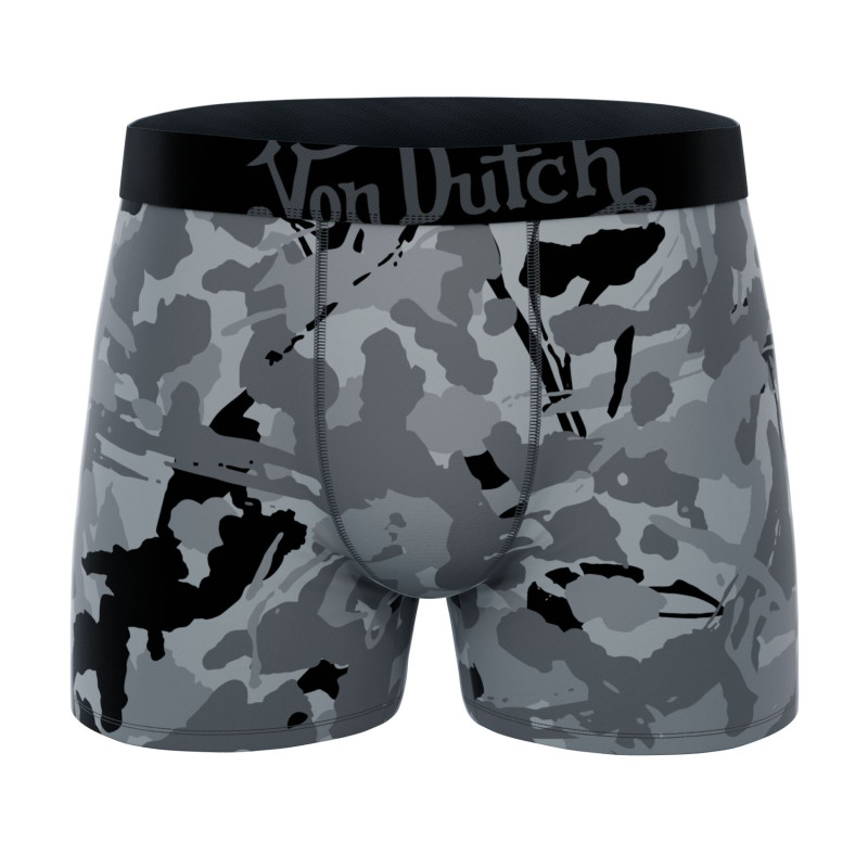 Lot de 6 boxers homme en coton ceinture subli Duo Camo