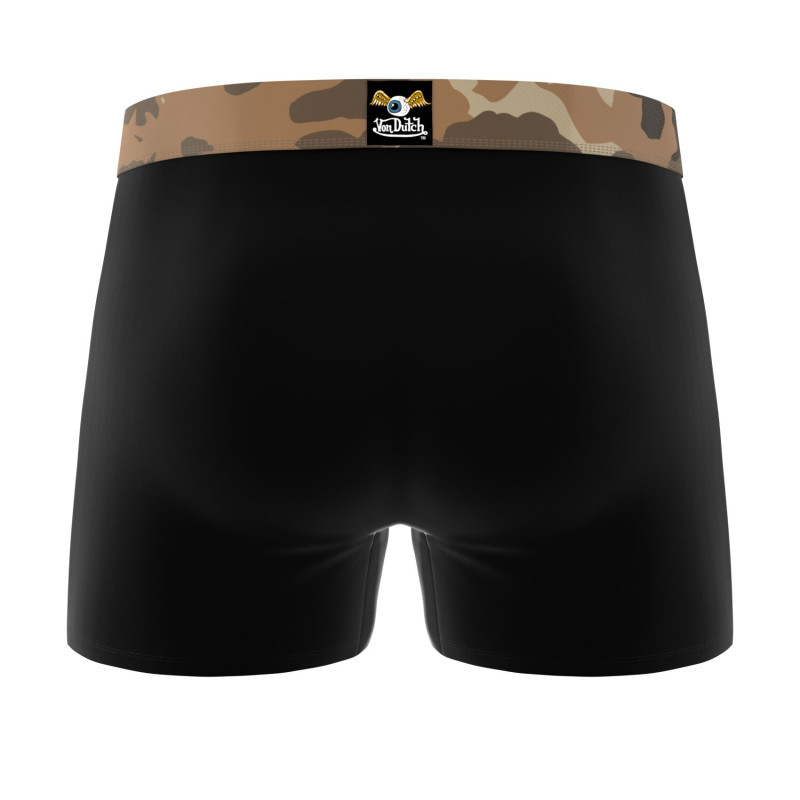 Lot de 6 boxers homme en coton ceinture subli Duo Camo