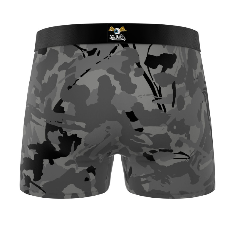 Lot de 6 boxers homme en coton ceinture subli Duo Camo