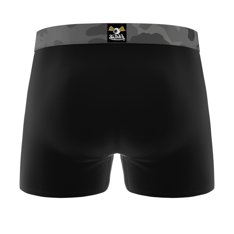 Lot de 6 boxers homme en coton ceinture subli Duo Camo