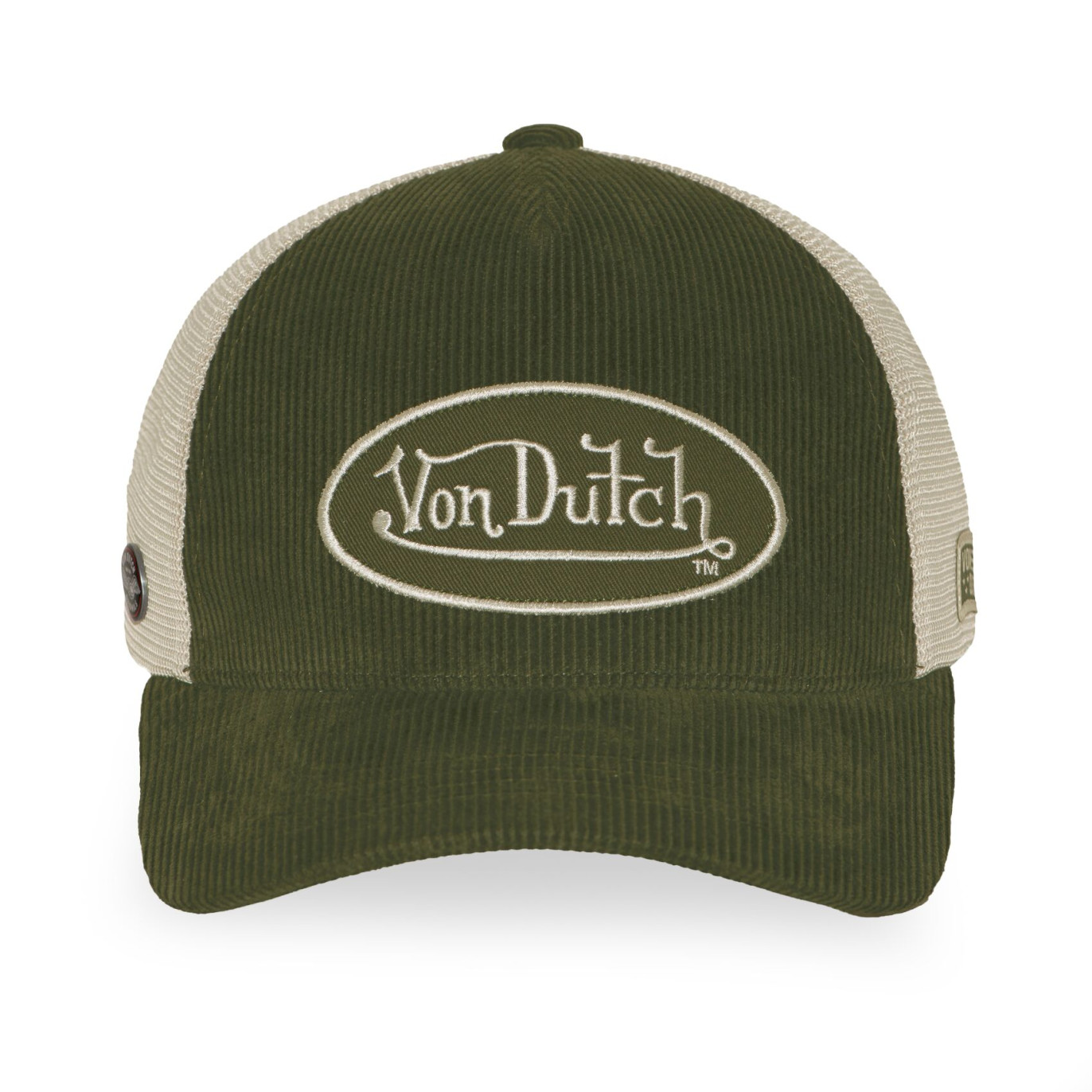 Casquette baseball premium en velours côtelé avec patch B47